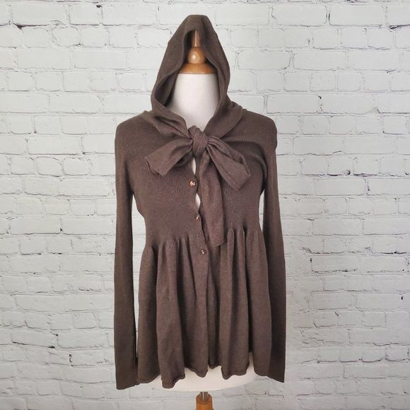 Rebecca Taylor Brown Cardigan Sweater - Picture 2 of 7